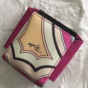 Vintage Emilio Pucci small leather case